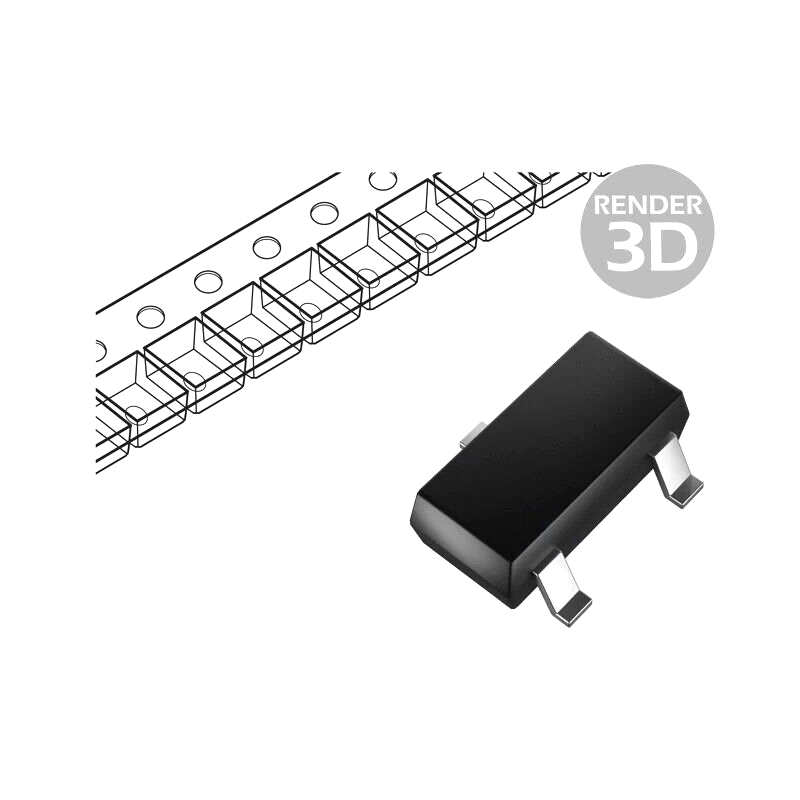 MMBZ5225B Diode: Zener; 0.35W; 3V; SMD; reel,tape; SOT23 (X5)