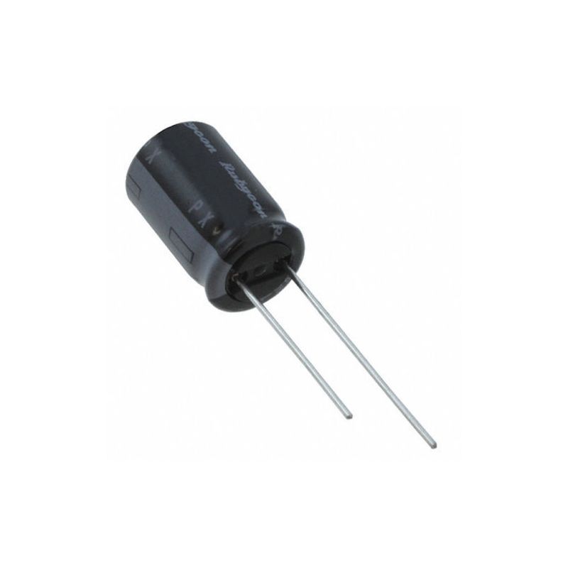 E.CAP/220UF 35VD 220UF 35V 105DEG CAP ALUM RADIAL  (LOT OF 2)