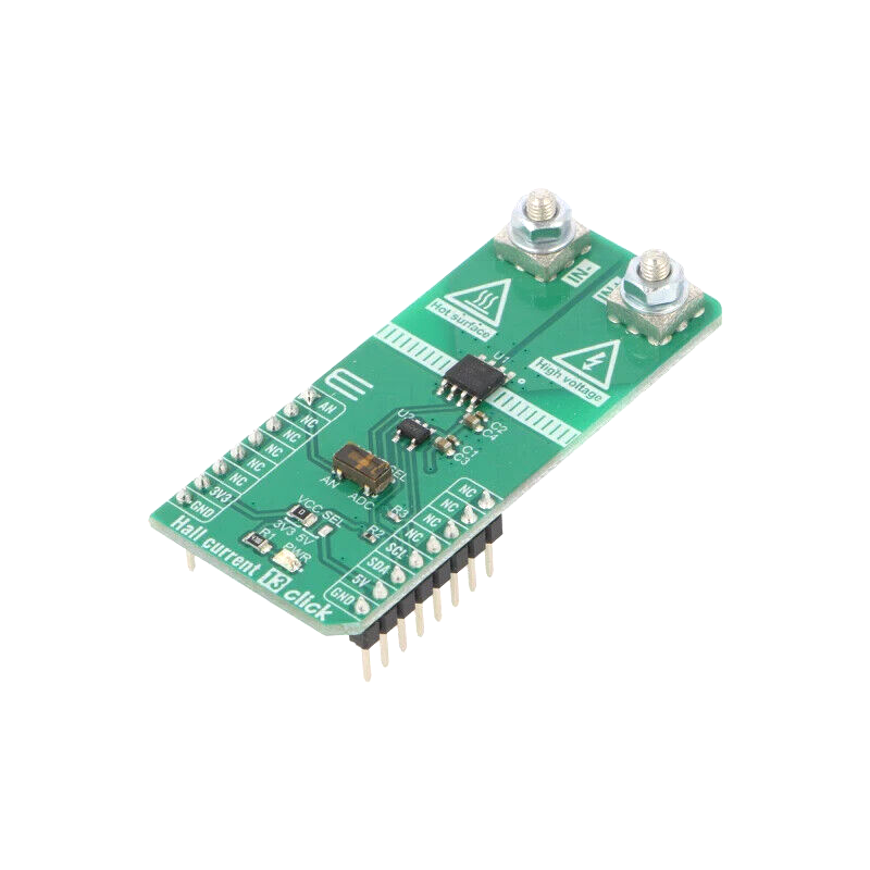 MIKROE-5066 Clic Board ; Ampèremètre; Analogique,I2C; TMCS1107-Q1; Prototype