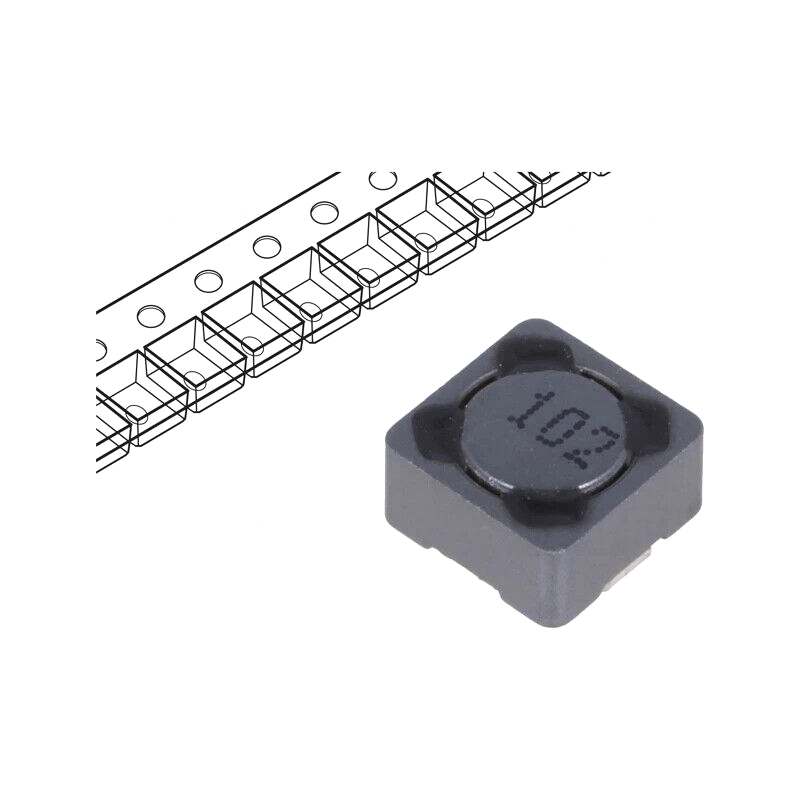 PCS74MT102 Inductor: wire; SMD; 1mH; 180mA; 6Ω; ±20%; 7.3x7.3x4.5mm;-40÷125°C X2