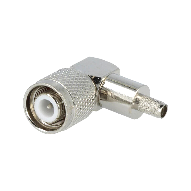 TNC-203  Plug; TNC; male; angled 90°; RG58; crimped; for cable