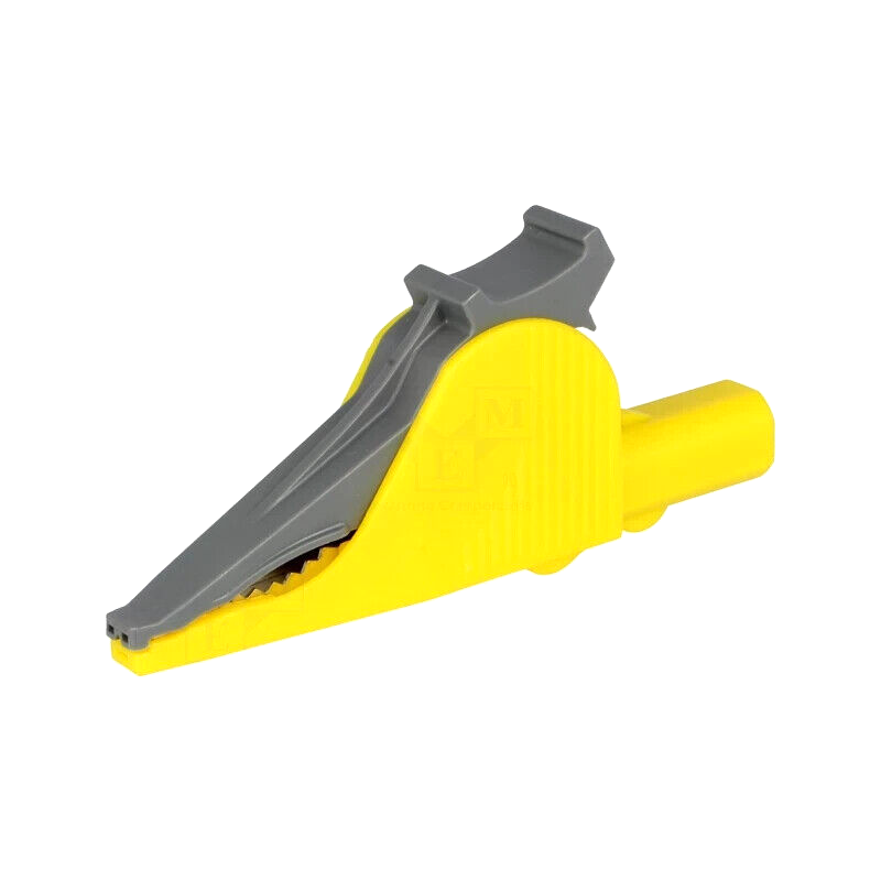 5066-IEC-GE Crocodile clip; 36A; 1kVDC; yellow; Grip capac: max.41m