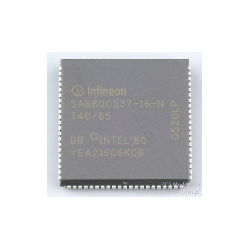SAB80C537-16-N  INTEGRATED CIRCUIT PLCC84