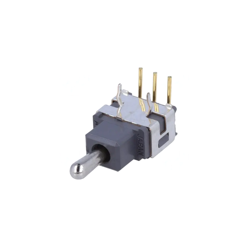 A18JH  Switch: toggle; Pos: 3; SPDT; (ON)-OFF-(ON)