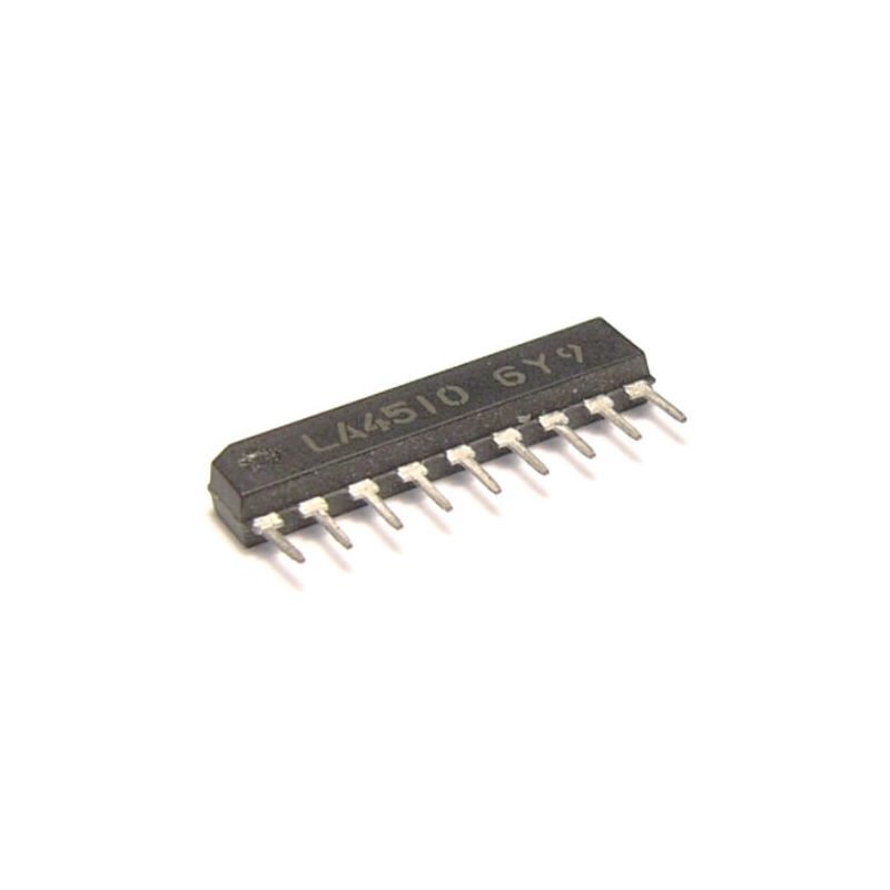 LA4510 INTEGRATED CIRCUIT SIP-9  (LOT OF 10)