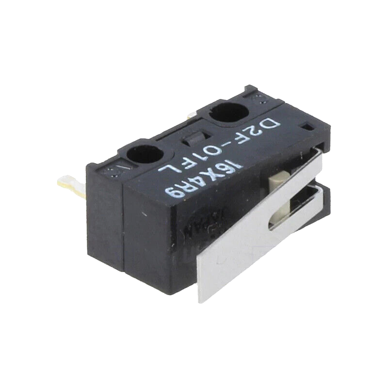 D2F-01FL Microswitch SNAP ACTION; with lever; SPDT; 1A/125VAC; 0.1A/30VDC