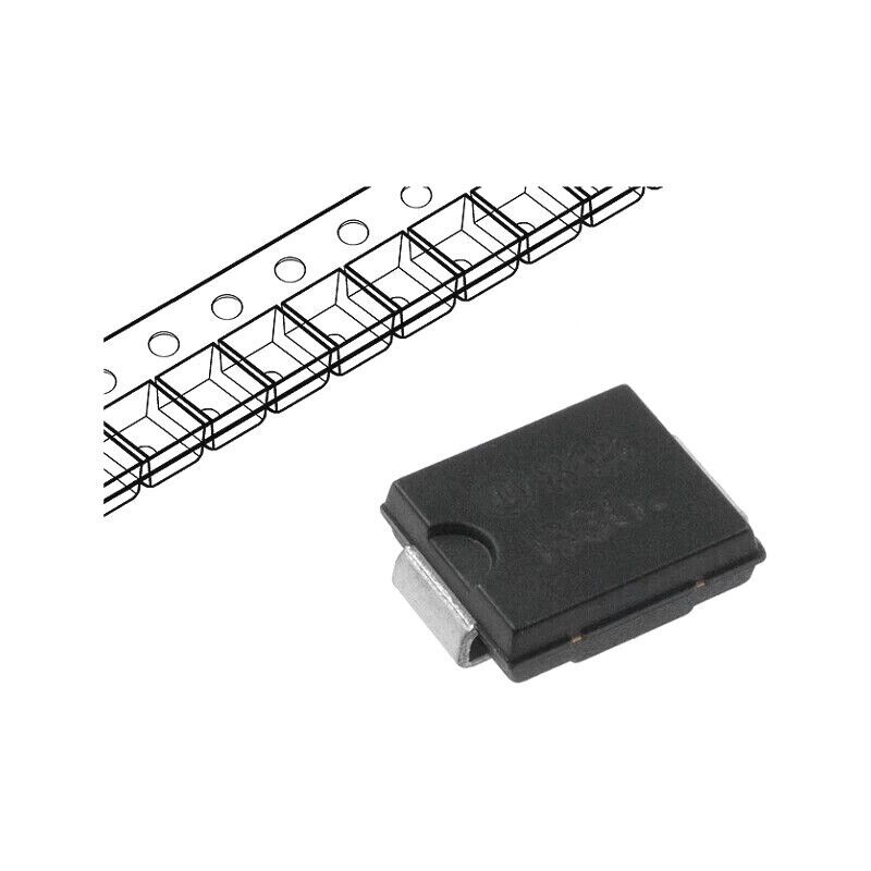 SMCJ26CA-13-F Diode: TVS; 1.5kW; 28.9÷31.9V; 35.6A; bidirectional; SMC; reel,tap