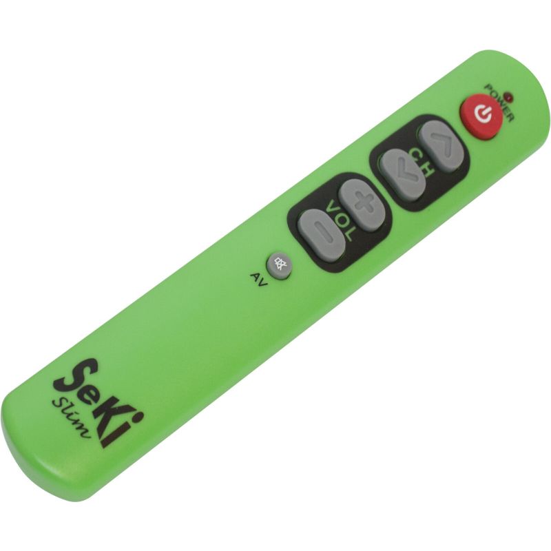 UNIVERSAL small remote control SeKi Slim GREEN Large buttons