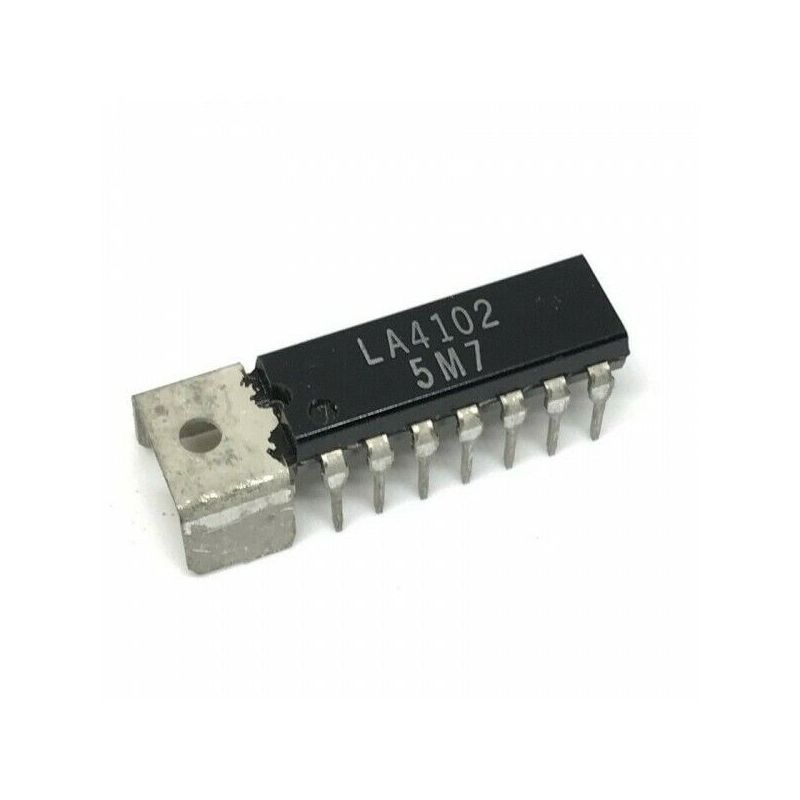 LA4102 INTEGRATED CIRCUIT DIP-14 W/ TAB  (LOT OF 10)