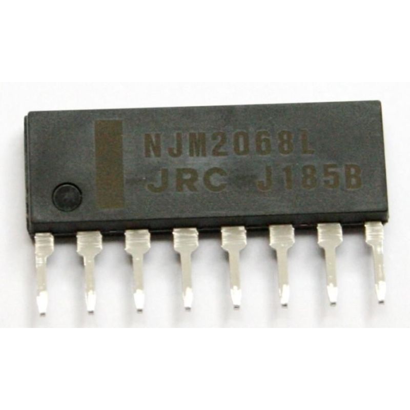 NJM2068L JRC IC SIP8P /NJM2068LD Op Amp Dual Low Noise Amplifier ±18V 8-Pin SIP