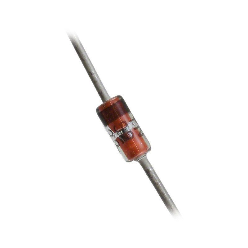 (2PCS) BZX55C5V6  DIODE ZENER 5.6V 500MW DO35