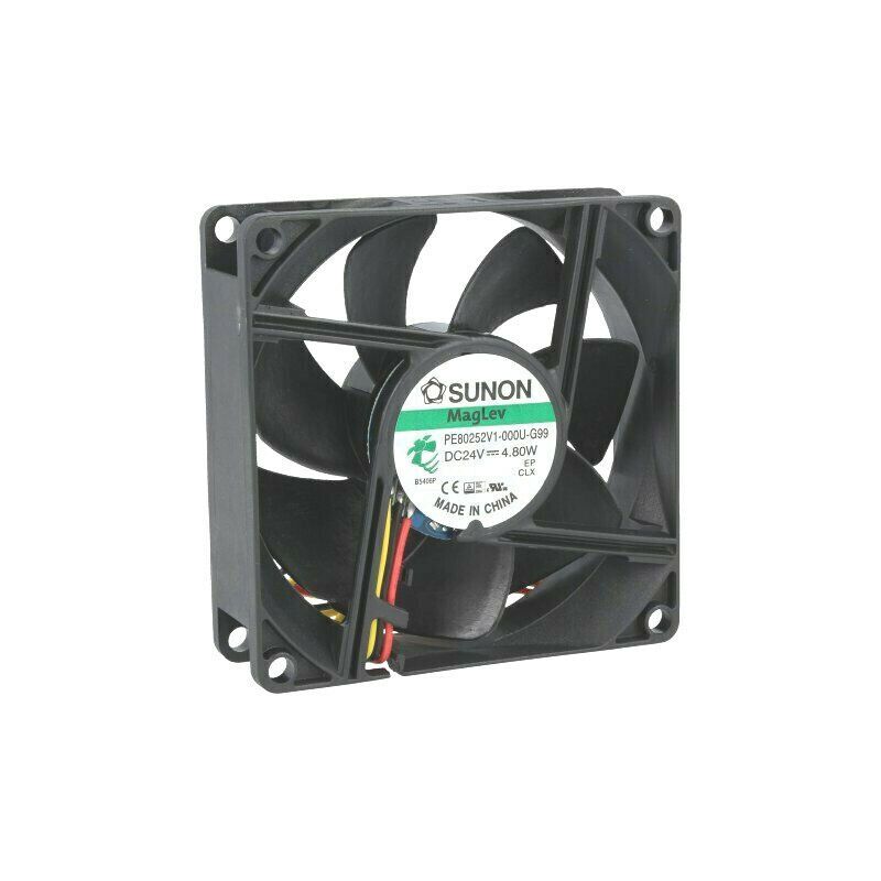 PE80252V1-000U-G99  Fan: DC; axial; 24VDC; 80x80x25mm; 101.94m3/h; 46.5dBA (3WIRES)