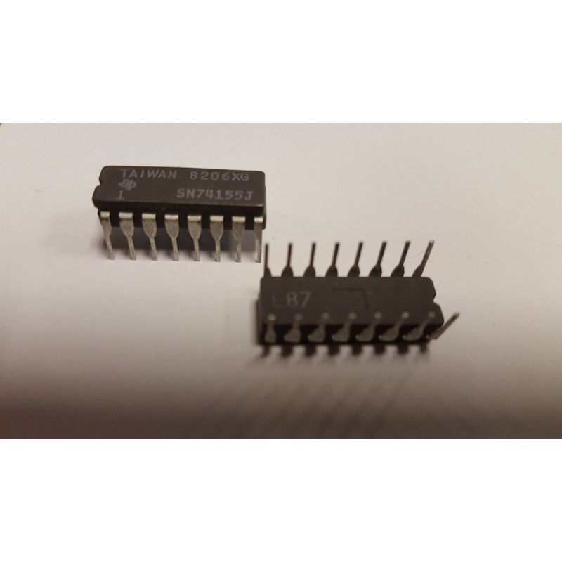 SN74155J INTEGRATED CIRCUIT CDIP-16 74155 (LOT OF 2)