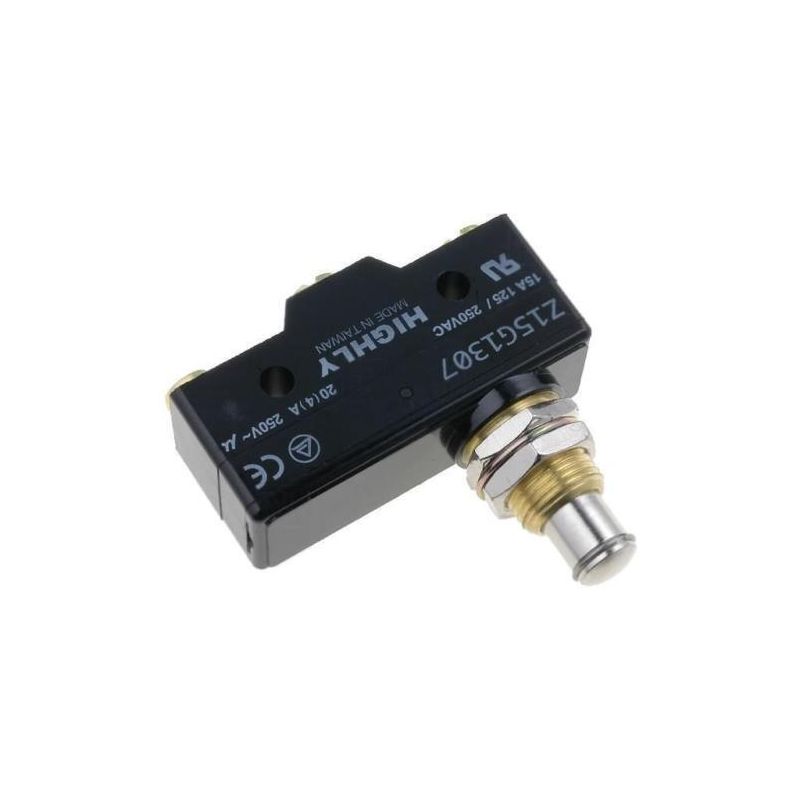 Z15G1307 Microswitch SNAP ACTION; with pin; SPDT; 20A/250VAC; ON-(ON)
