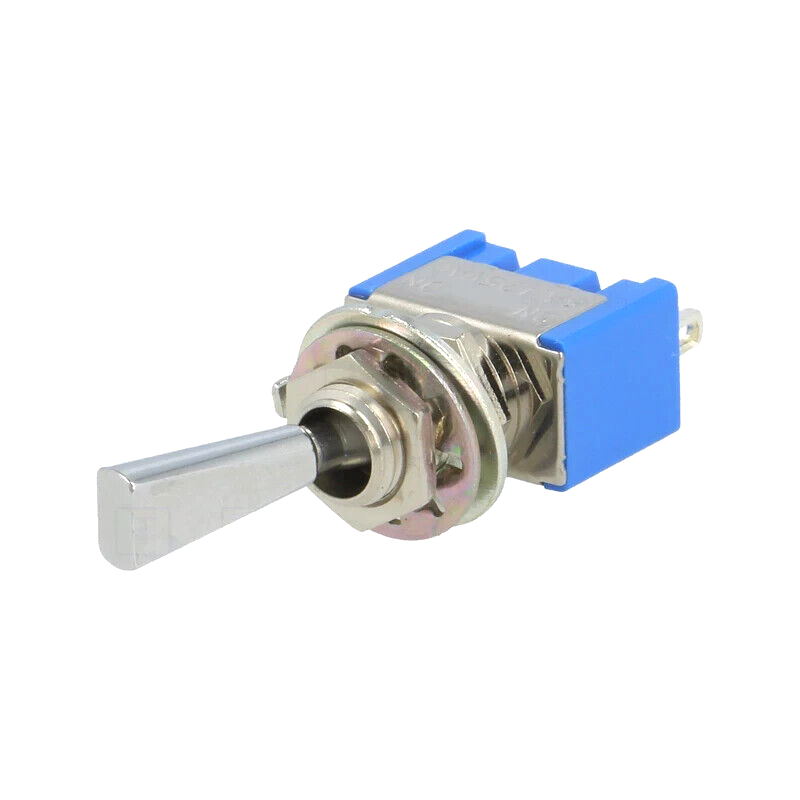 MS500AF Switch: toggle; Pos: 2; SPDT; ON-ON; 6A/125VAC; Leads:
