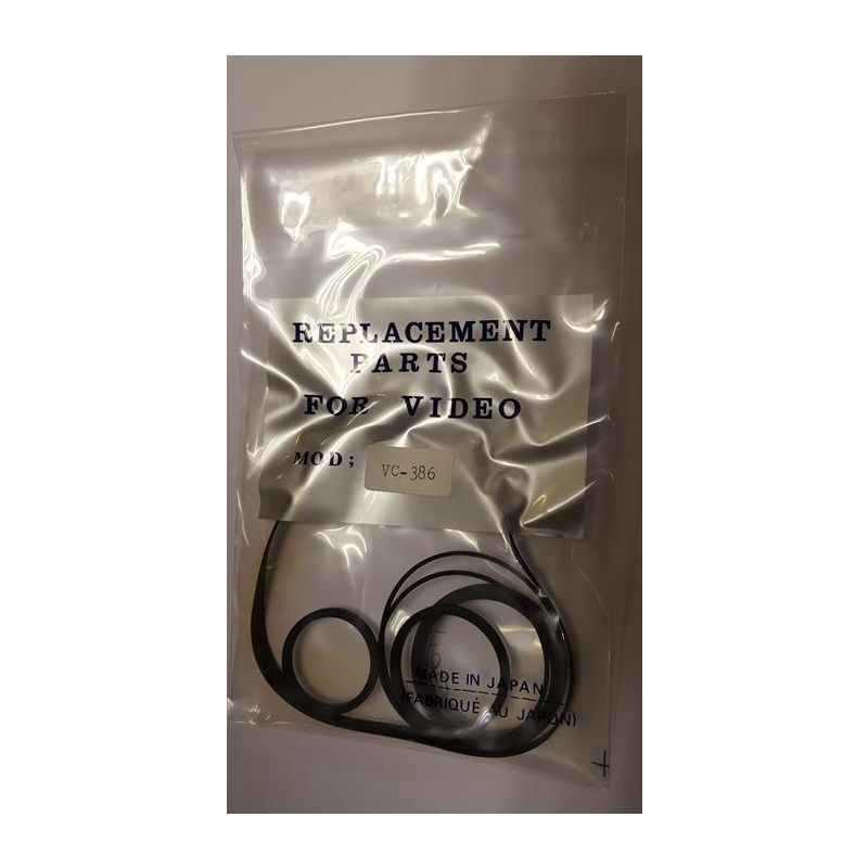 VC-386  VIDEO BELT KIT FOR SHARP (6) VC386