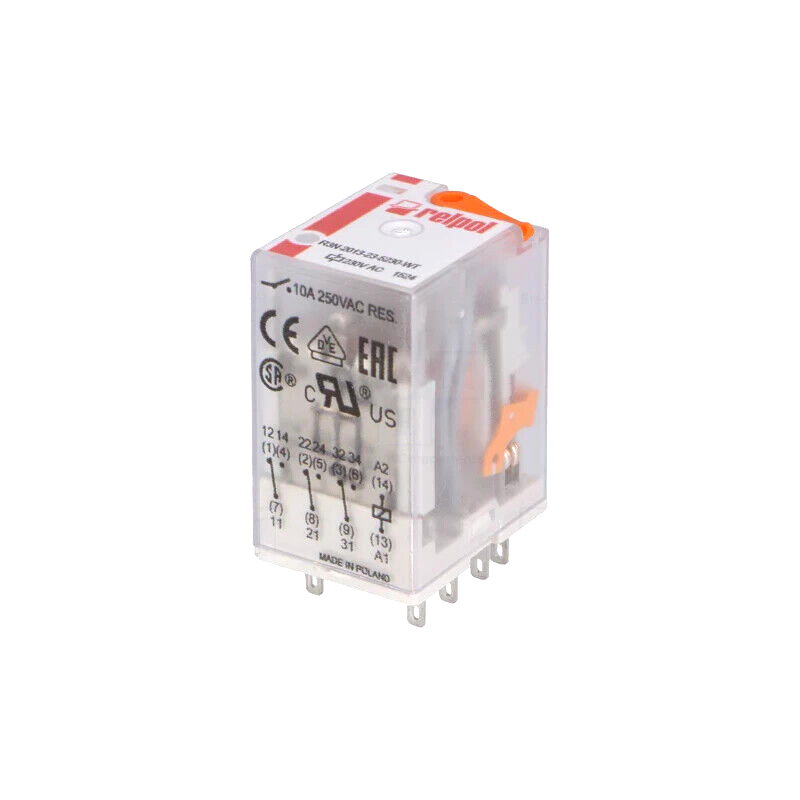 R3N-2013-23-5230-WT  Relay: electromagnetic; 3PDT; Ucoil: 230VAC; Icontacts max