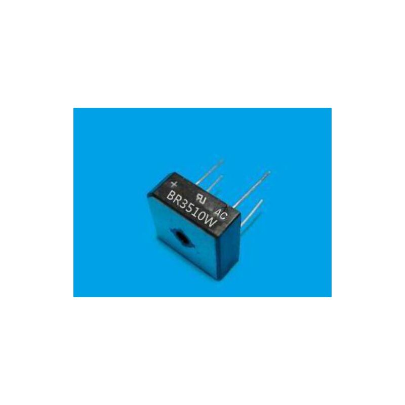 BR3510W  Bridge Rectifier Single Phase 1000V 35A Through Hole BR-W