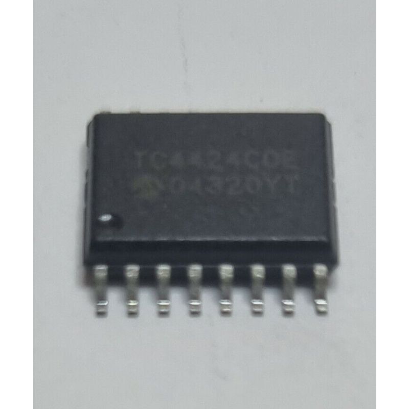 TC4424COE  Driver 3A 2-OUT Low Side Non-Inv 16-Pin SOIC