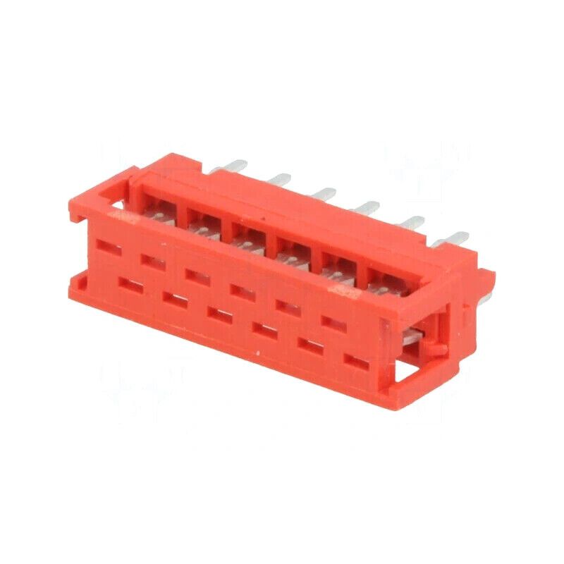 AMP-8-215570-2 Micro-MaTch; adapter; PIN: 12; IDC,THT; on PCBs,for ribbon cable