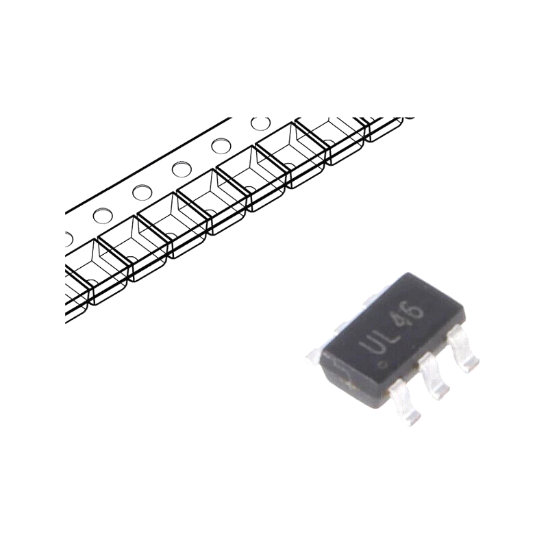 USBLC6-4SC6 Diode: TVS array; 6V; bidirectional; SOT23-6; reel,tape