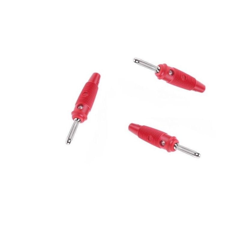 BUELA 20 K RED Hirschmann Multiple-Spring Wire Plug 4mm, red, 60V DC, 16A  x1pc