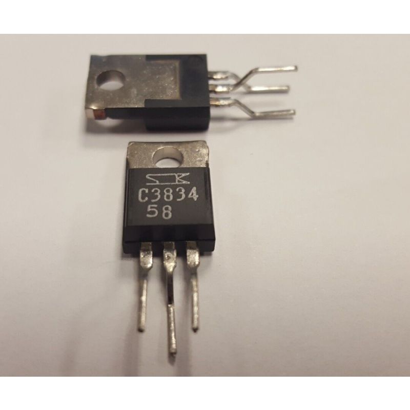 (1000PCS) 2SC3834 ORIGINAL SANKEN TRANSISTOR TO-220 C3834 (LOT OF 1KPCS)