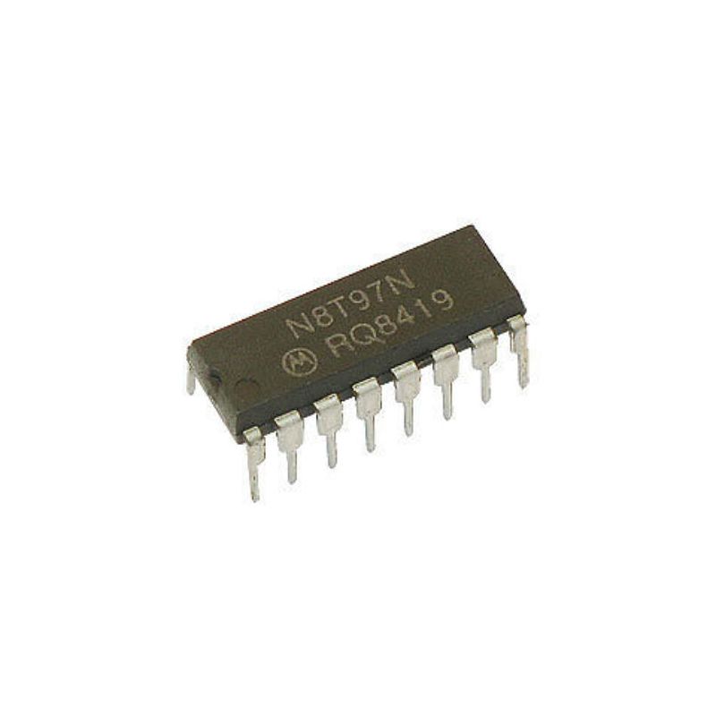 N8T97N  INTEGRATED CIRCUIT HEX BUFFER DIP-16
