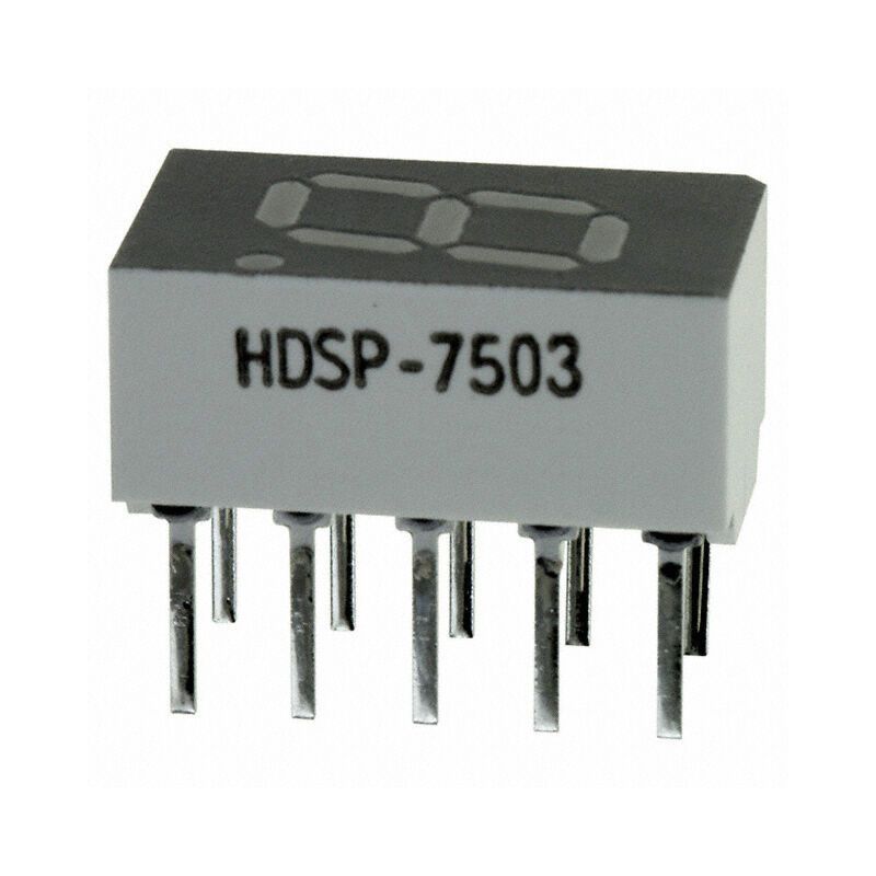 HDSP7503 LED 7-SEG 7.6MM CC HE RED RHD