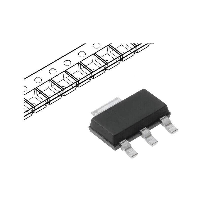 TLE4266G IC: voltage regulator; LDO,linear,fixed; 5V; 0.15A; PG-SOT223-4