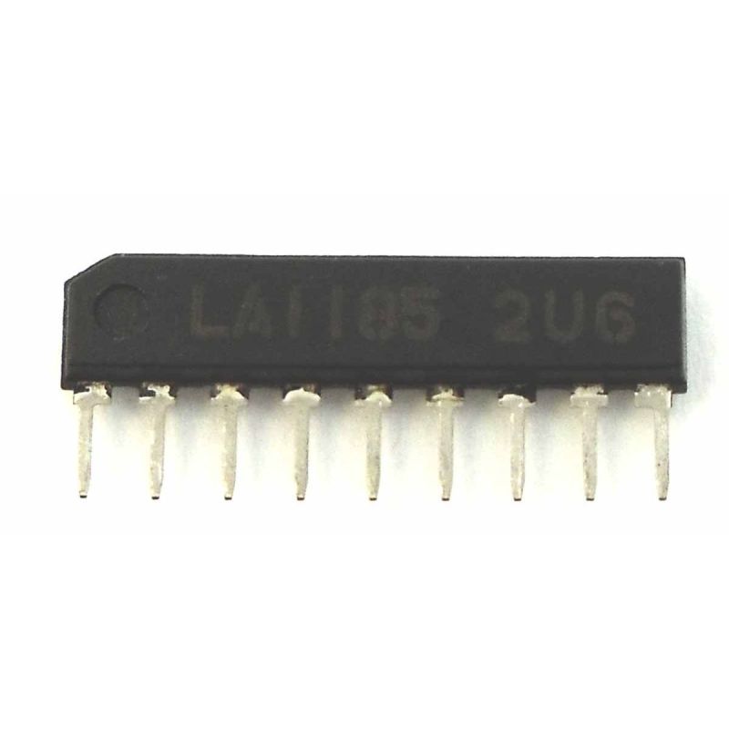 LA1185 INTEGRATED CIRCUIT SIP-9 1185  (LOT OF 5)