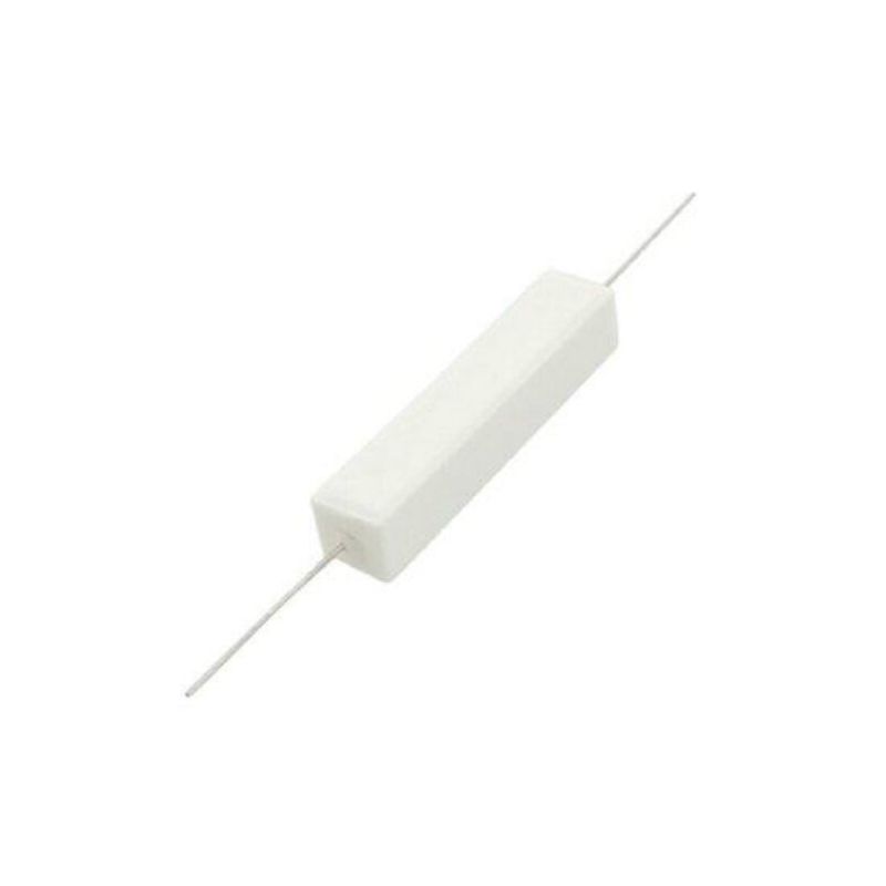 100 Ohm 5W Ceramic Wirewound Resistor  (LOT OF 2)