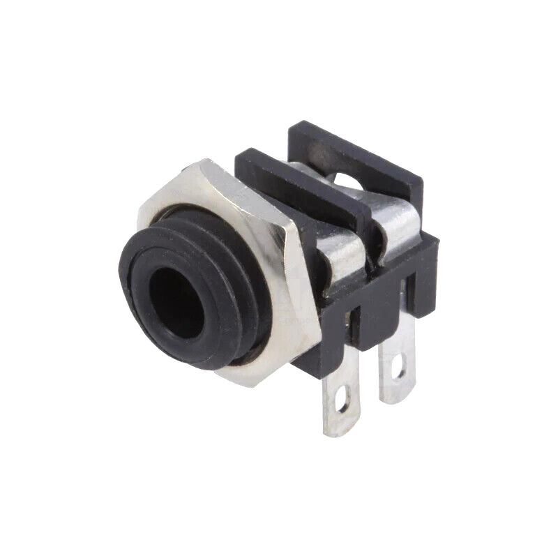 CL1382 Socket; Jack 3,5mm; female; mono; ways: 2; angled 90°; soldering