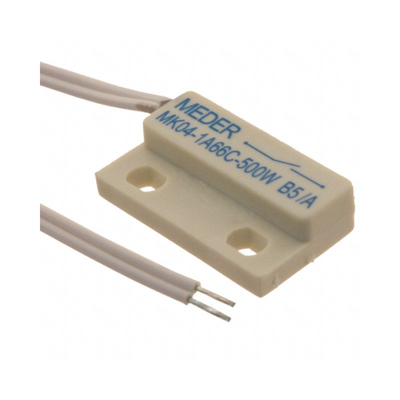MK04-1A66C-500W Magnetic Reed Switch Magnet SPST-NO Cable, Flat Molded Body