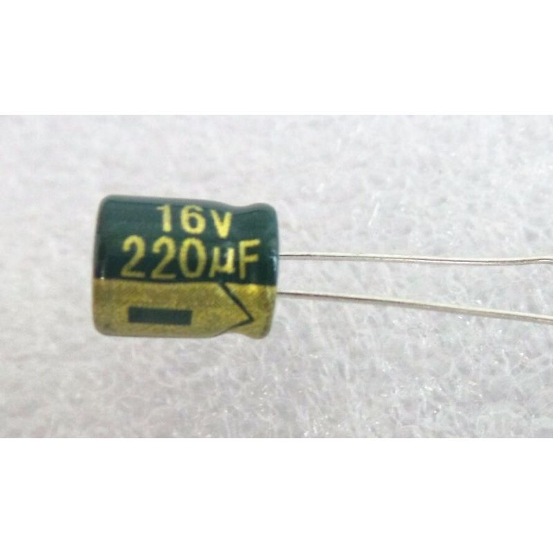 E.CAP/220UF 16V   ELECTROLYTIC  CAPACITOR    220UF   16V 85DEG