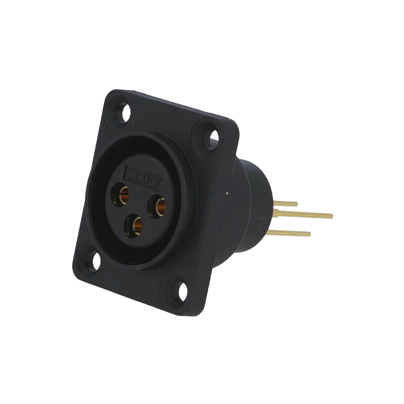 CP30071 Socket; XLR; female; PIN: 3; straight; s