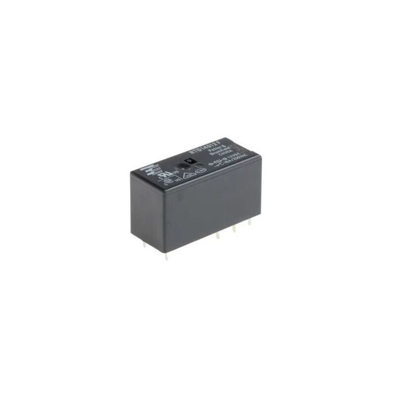 RTD14012AP TE Connectivity PCB Mount Power Relay, 12V dc Coil, 16A Switching