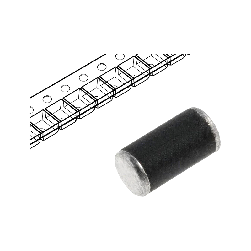 MS150-DIO Diode: Schottky rectifying; SMD; 50V; 1A; MELF plastic; reel,tape (X2)