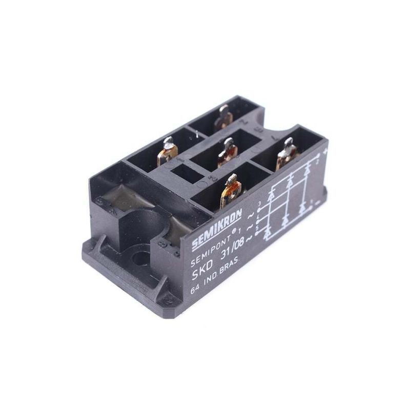 SKD31/12 Bridge Rectifier, Three Phase, 1.2 kV, 31 A, Module, 5 Pins, 1.75 V