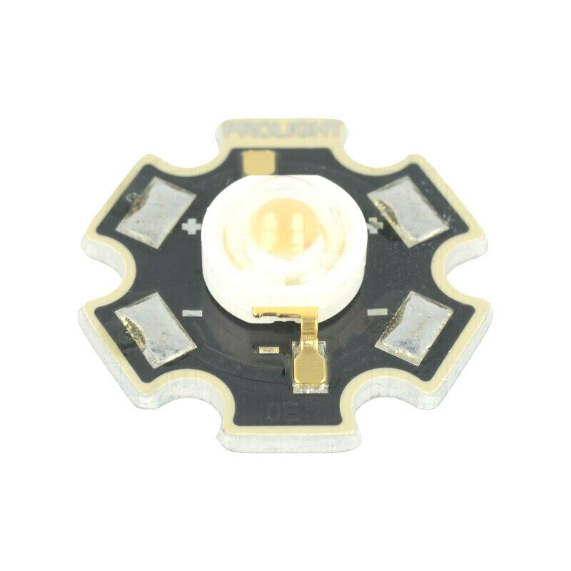  PM2B-1LPS-Y  Power LED; STAR; yellow; Pmax:1W; 76.6-87.4lm; 130°
