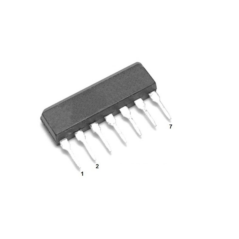 UPC566H3 INTEGRATED CIRCUIT SIP-7