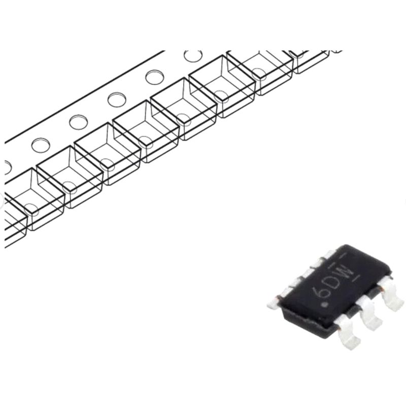 TLV62569PDDCR PMIC; DC/DC converter; 2.5÷5.5V; 0.6÷5.5VDC; 2A; TSOT23-6 (X2)