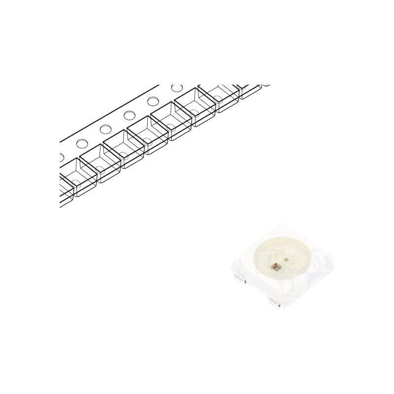 SK6812-001 Programmable LED; SMD; 5050,PLCC4; RGB; 5x5x1.6mm; 3.7