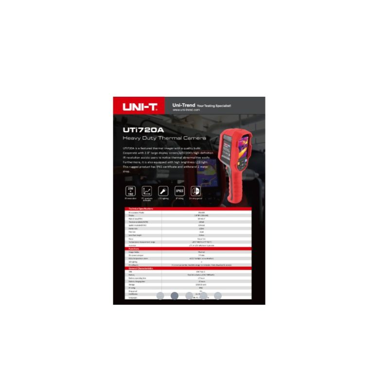 UTi720A Professional Thermal Imaging Camera