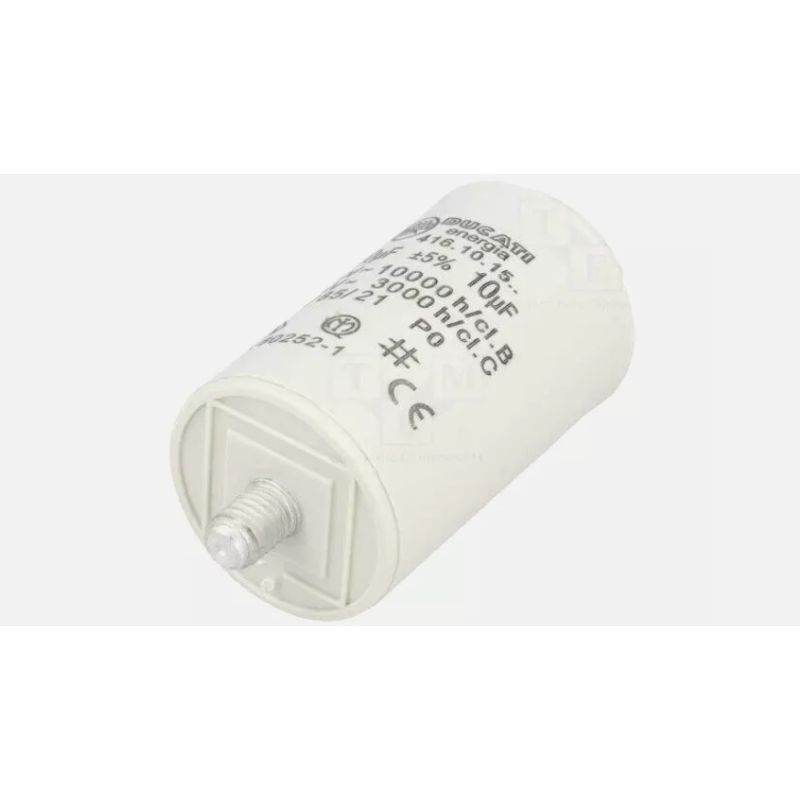 416101527 Capacitor: polypropylene; motors, run; 10uF; 425VAC; Ø36x58mm