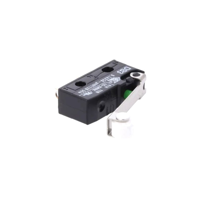 DB3C-A1RC Microswitch SNAP ACTION; 0.1A/250VAC; 0.1A/80VDC; with roller