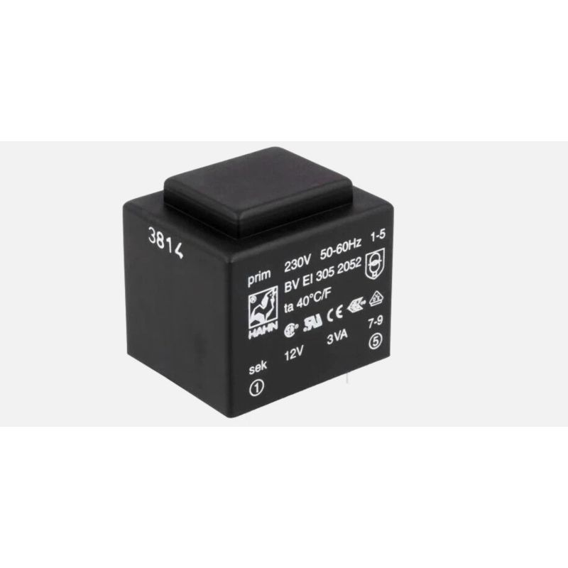 BVEI3052052 Encapsulated PCB Transformer 230V/12V