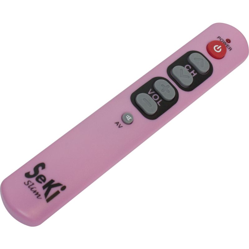 UNIVERSAL small remote control SeKi Slim PINK Large buttons
