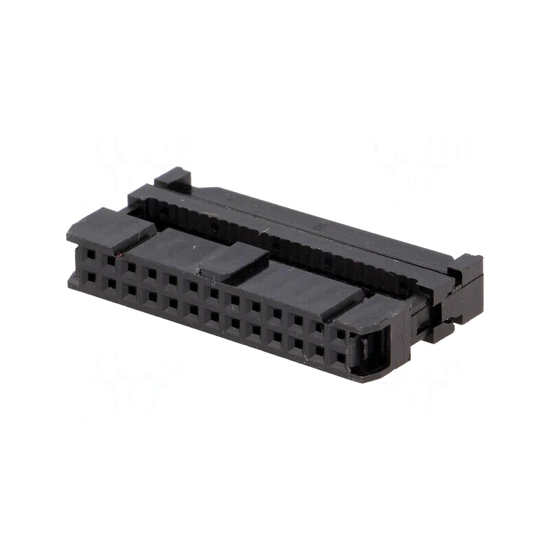 T812126A101CEU Plug; IDC; female; PIN: 26; with cable clamp; IDC