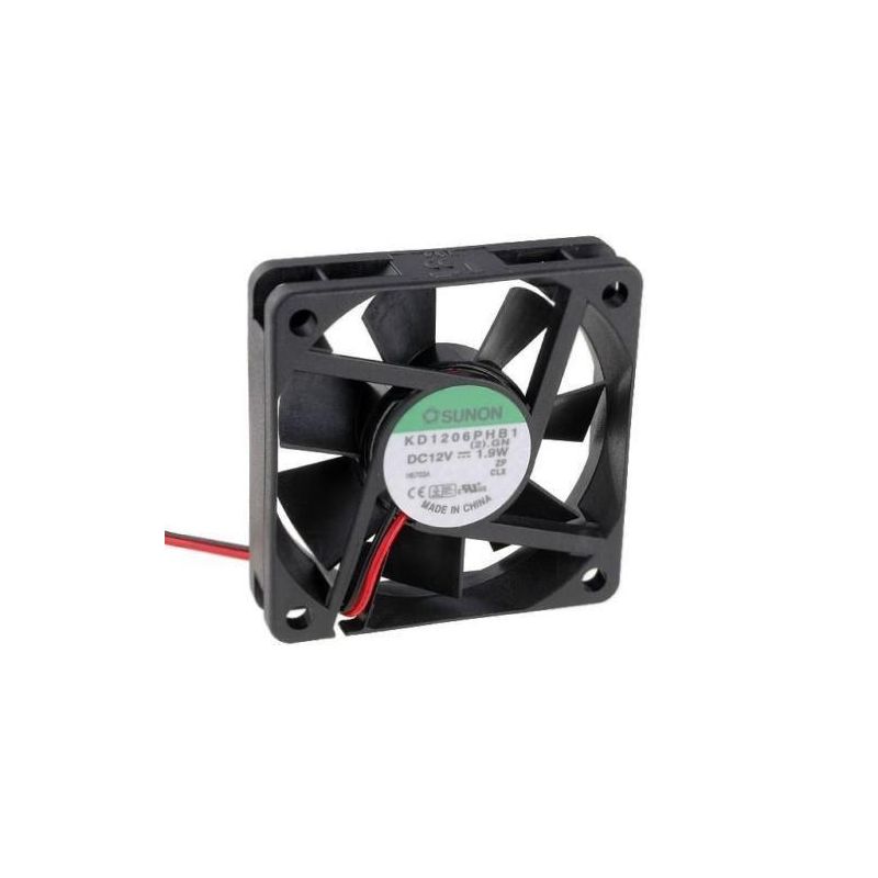 KD1206PHB1 Fan DC axial 12VDC 60x60x15mm 35.68m3/h 37dBA ball bearing SUNON